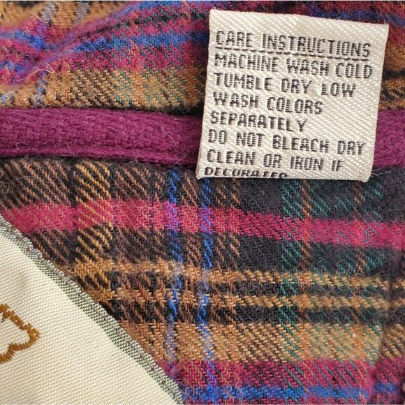 90s Colorado Hummingbird Hood Sweatshirt M L Purple Tourist Souvenir Gorp Y2K - Picture 10 of 14